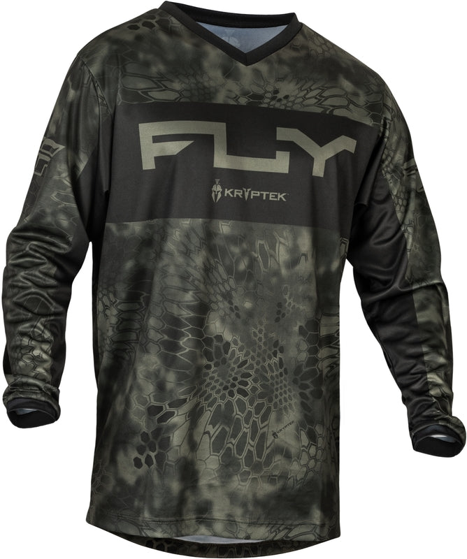 Мотокрос блуза FLY RACING F-16 Riding Kryptec S.E. -Moss Grey/Black