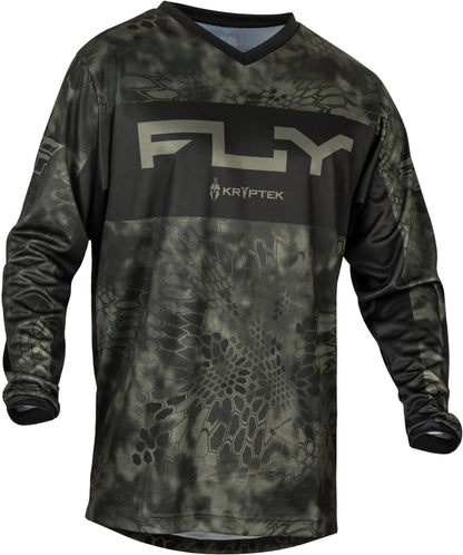 Мотокрос блуза FLY RACING F-16 Riding Kryptec S.E. -Moss Grey/Black