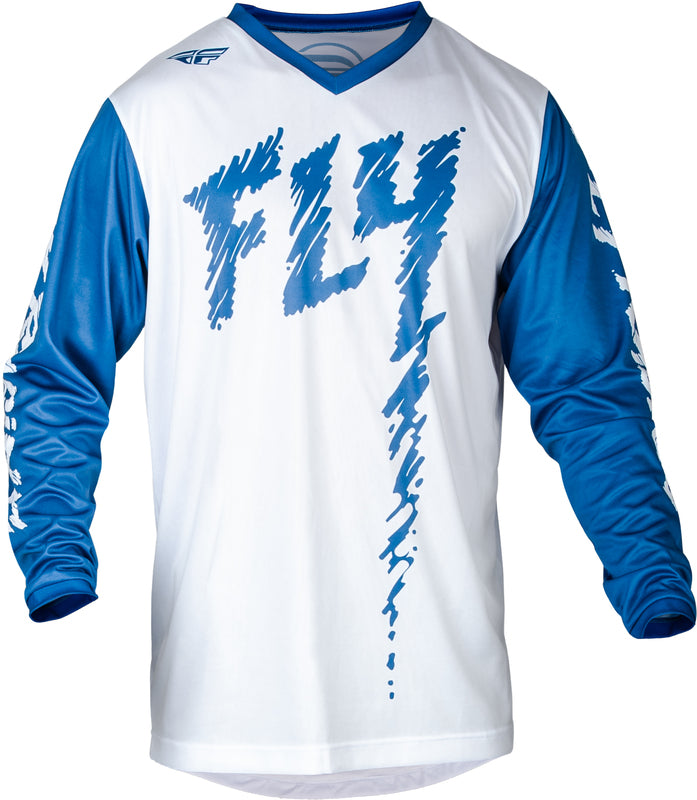 Детска мотокрос блуза FLY RACING F-16 Riding - True Blue/White