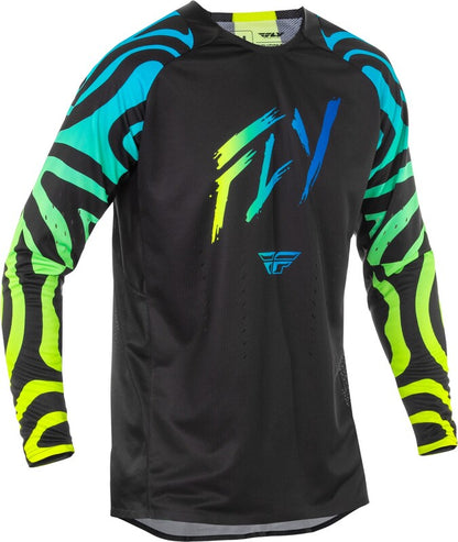 Мотокрос блуза FLY RACING Evolution DST S.E. Zen - Black/Blue/Hi-Vis 2025