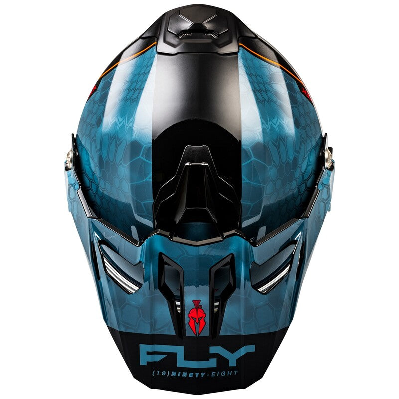 Ендуро каска FLY RACING Trekker Conceal-Slate/Black/Red 2025