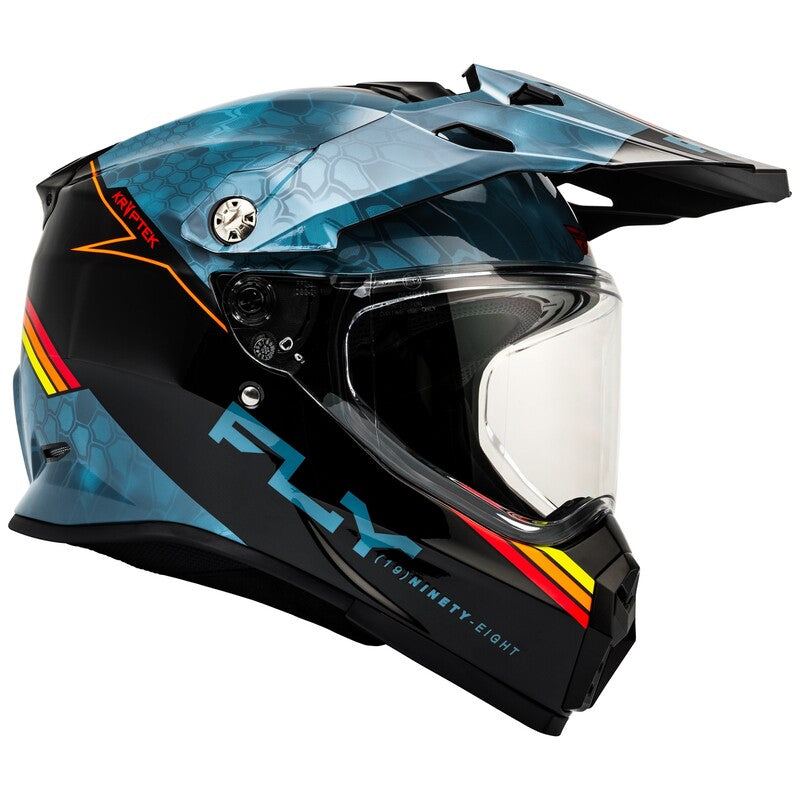 Ендуро каска FLY RACING Trekker Conceal-Slate/Black/Red 2025
