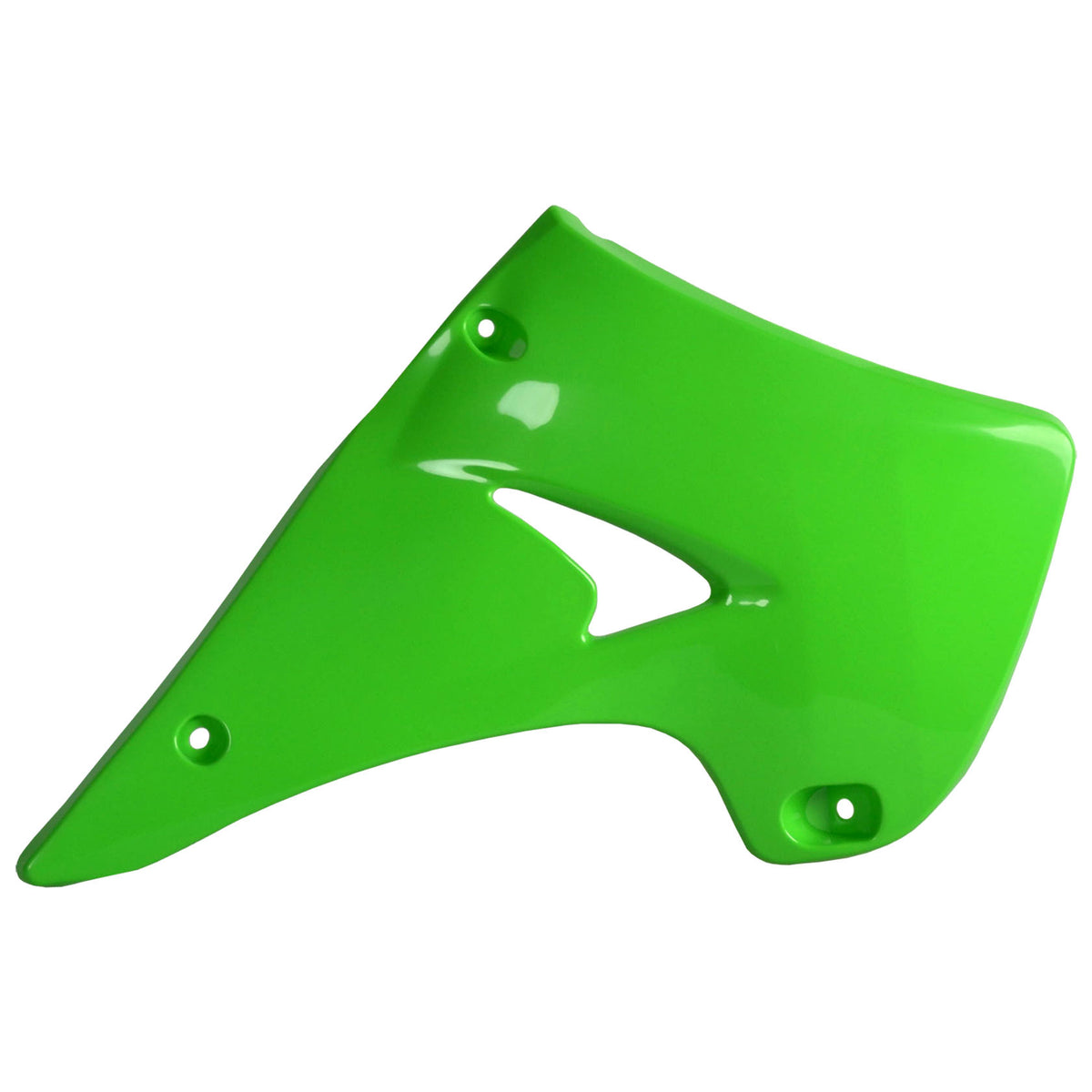 Пластмасови капаци за радиатор Polisport Kawasaki KX125 / 250 - 2003-08 Green OEM Color