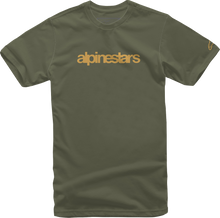 Мото тениска ALPINESTARS TEE HERITAGE GRN/GLD