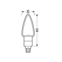 LED мигачи AROW2 CARBON – 90115