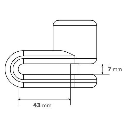 Заключвалка диск Pinch Ø 5,5 mm black 91563