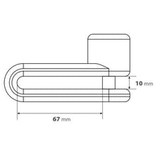 Заключвалка диск Pinch XL Ø 10 mm red 91566