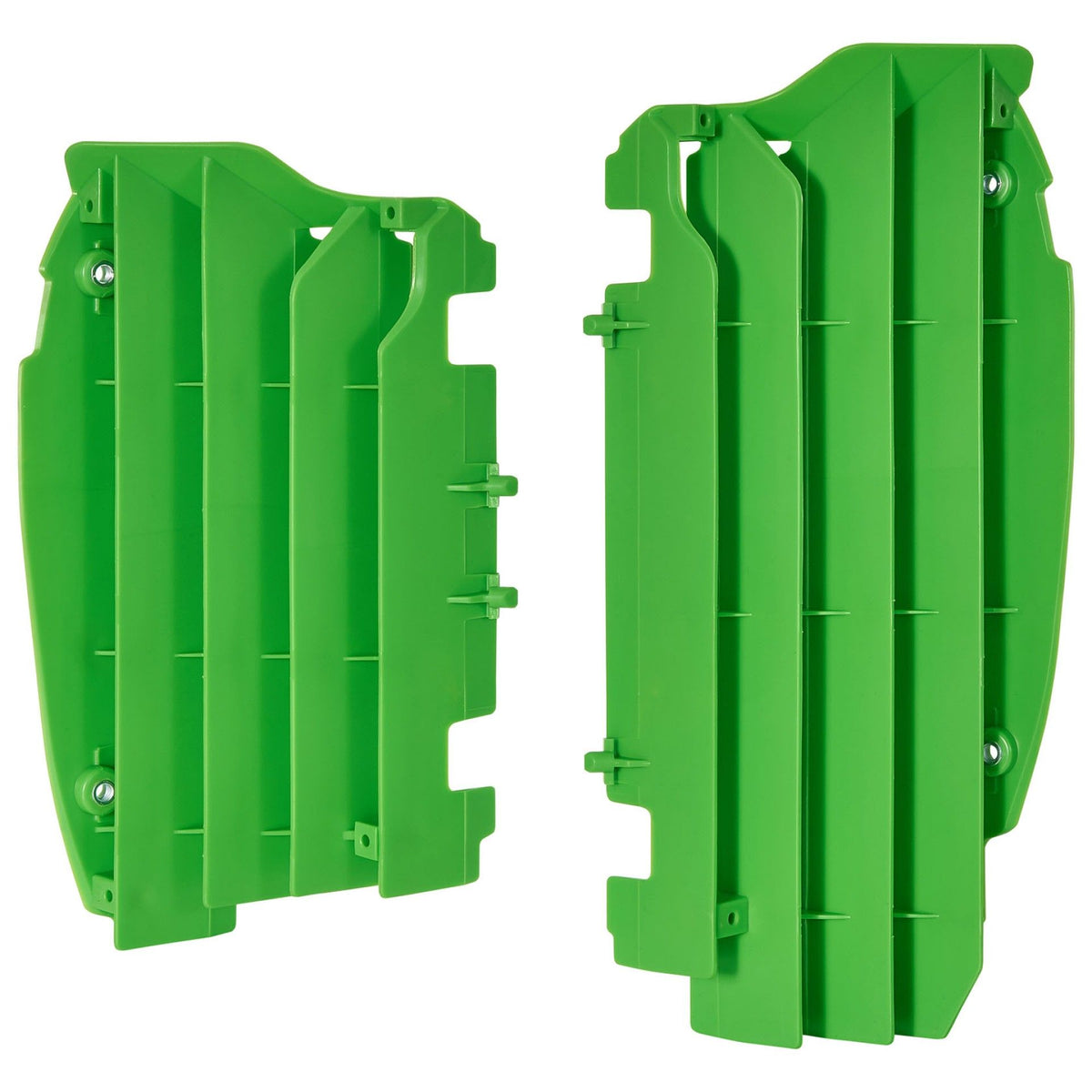 Преден предпазител за радиатор POLISPORT KAWASAKI KX450F(12-15) GREEN