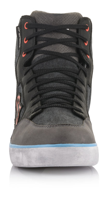 Мото кецове ALPINESTARS J-6 WP Canvas Riding BLACK/RED/BLUE