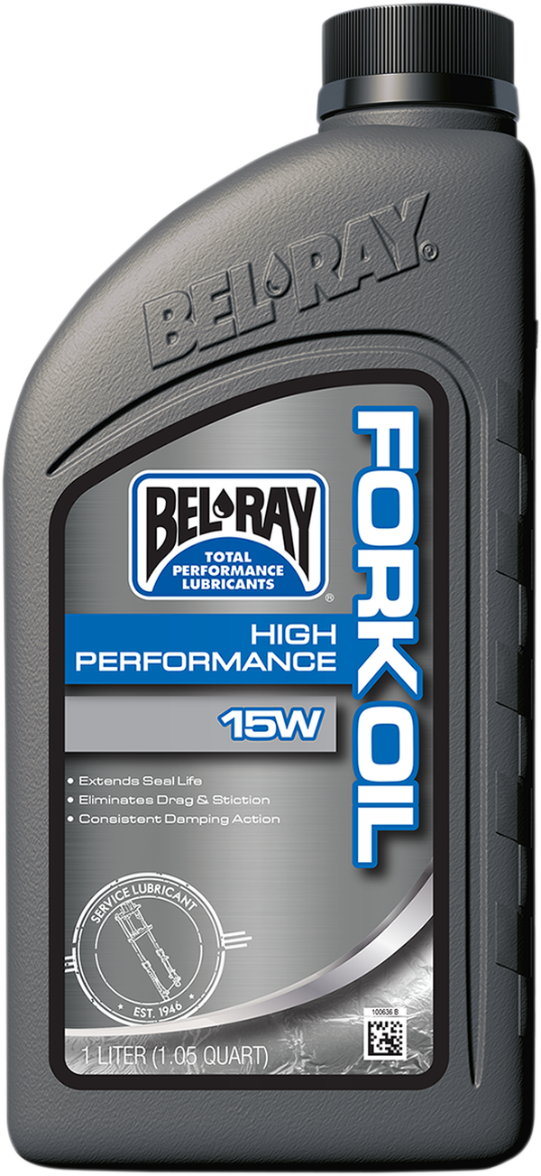 Масло BEL-RAY High-Performance Fork Oil 15W - 1 Литър