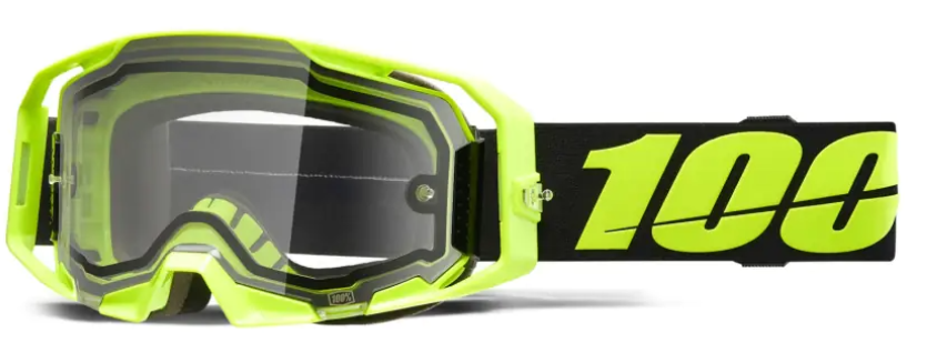 Мотокрос очила 100%  ARMATIC ENDURO MOTO DUAL PANE NEON YELLOW