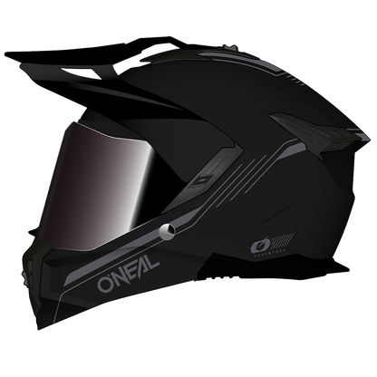 Каска O'NEAL A-SRS SOLID BLACK