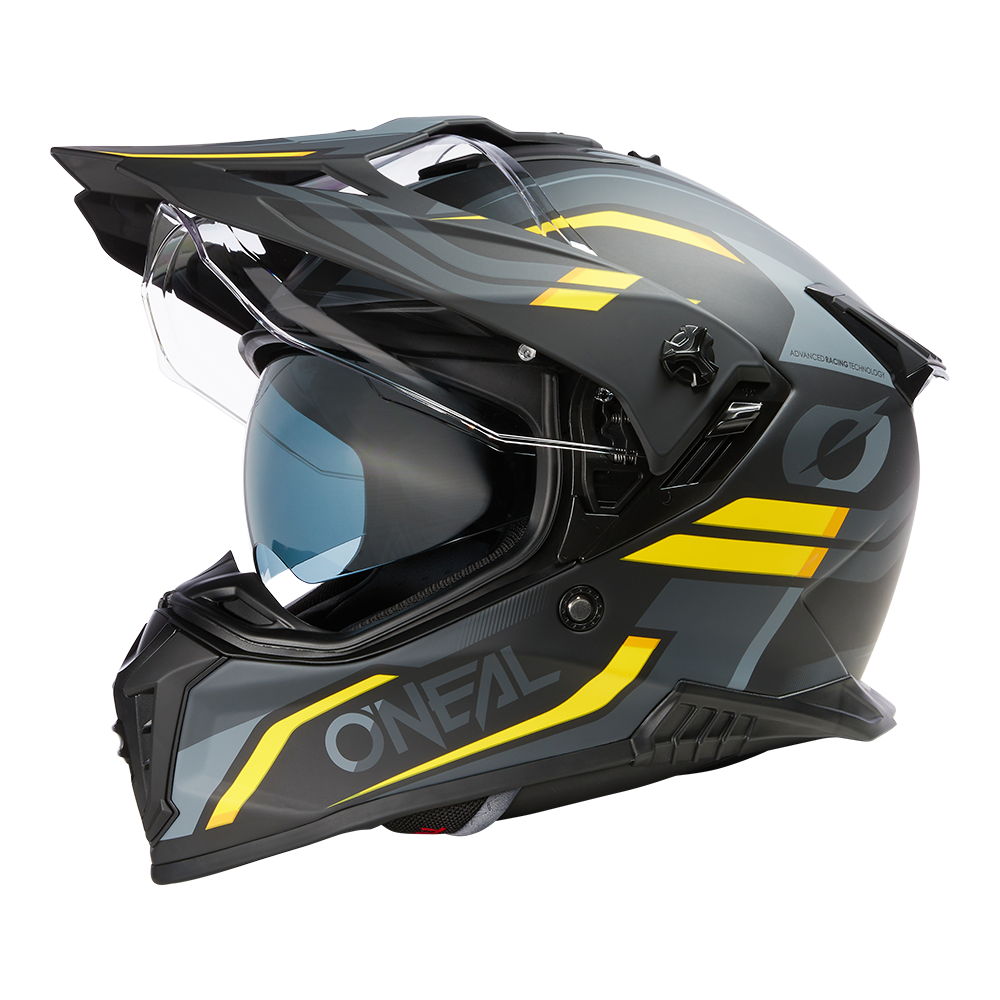 Каска O'NEAL A-SRS SPIKE BLACK/GRAY/YELLOW