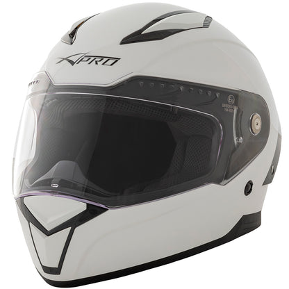 Шлем за мотор A-PRO BADGE WHITE