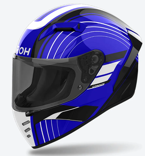 Каска AIROH CONNOR ACHIEVE BLUE GLOSS