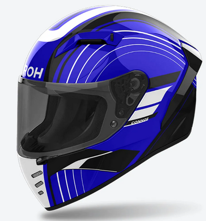 Каска AIROH CONNOR ACHIEVE BLUE GLOSS