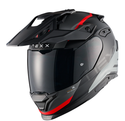 Адвенчър каска NEXX  Y.TRAVL QUEST BLACK RED