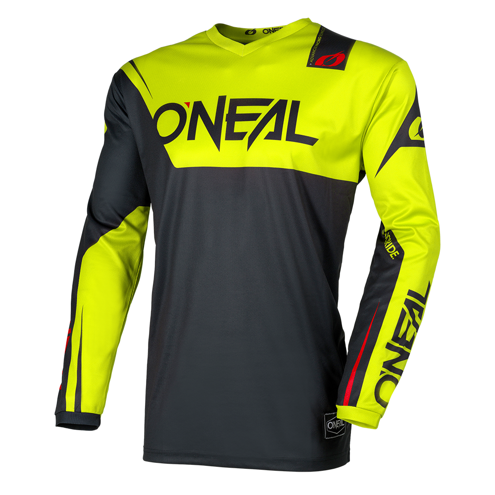 Мотокрос блуза O`NEAL ELEMENT RACEWEAR BLACK/NEON YELLOW V.26