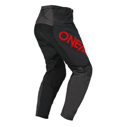 Мотокрос брич O'NEAL ELEMENT RACEWEAR BLACK/GRAY/RED V.25