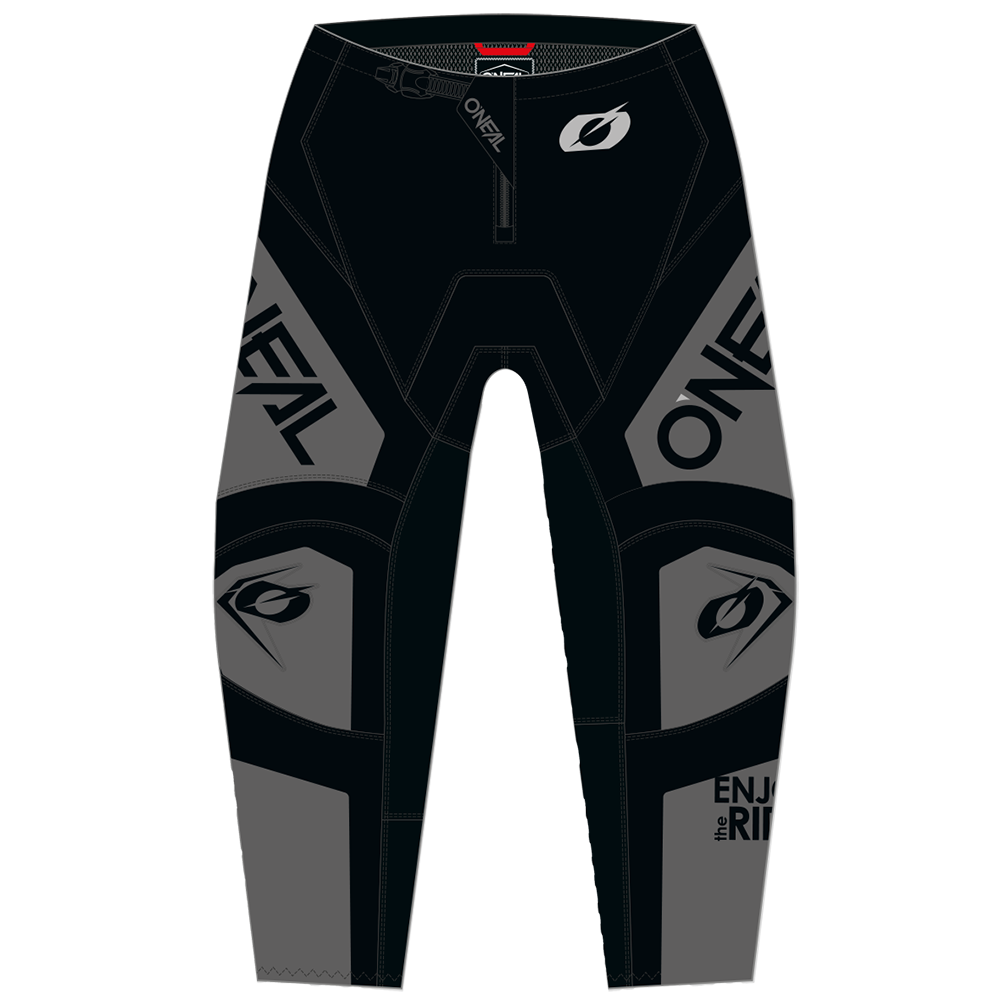 Детски мотокрос брич O'NEAL ELEMENT RACEWEAR BLACK/GRAY V.26