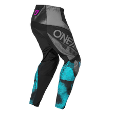 Дамски мотокрос брич O’NEAL ELEMENT ROLLER BLACK/CYAN V.26