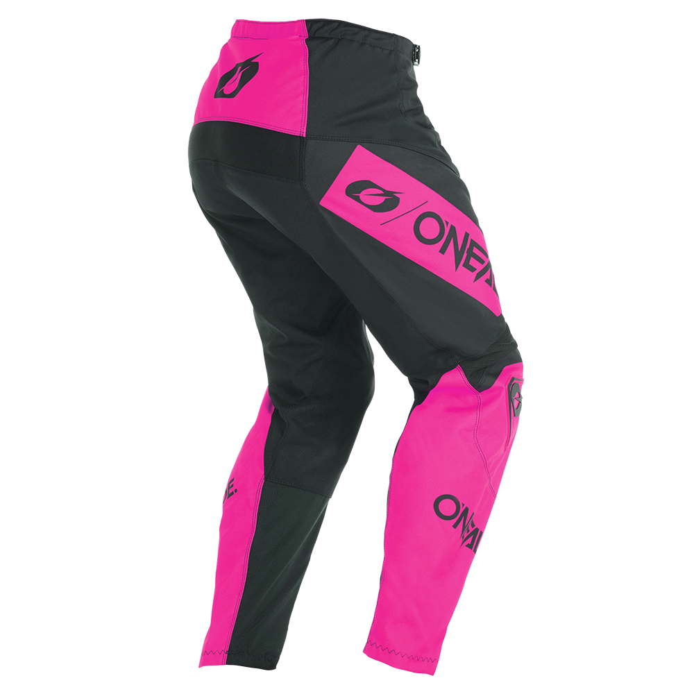Дамски мотокрос брич O’NEAL ELEMENT RACEWEAR BLACK/PINK V.27
