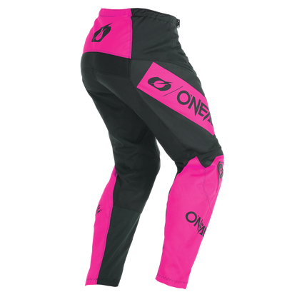 Дамски мотокрос брич O’NEAL ELEMENT RACEWEAR BLACK/PINK V.27