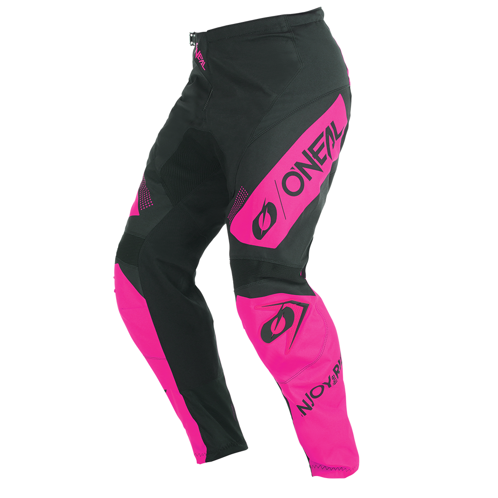 Дамски мотокрос брич O’NEAL ELEMENT RACEWEAR BLACK/PINK V.27