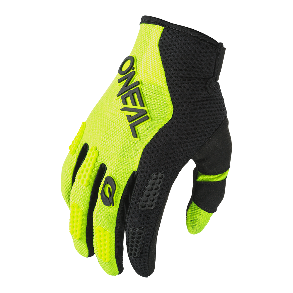 Mотокрос ръкавици O'NEAL ELEMENT RACEWEAR BLACK/NEON YELLOW V.24