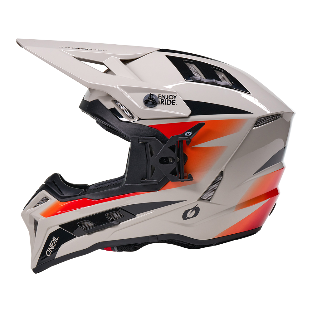 Ендуро каска O'NEAL EX-SRS MAGMA GRAY/ORANGE V.27