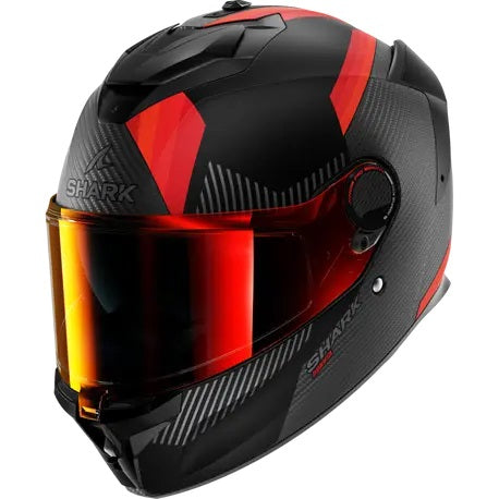 Каска SHARK SPARTAN GT PRO DOKHTA CARBON MATT BLACK/RED