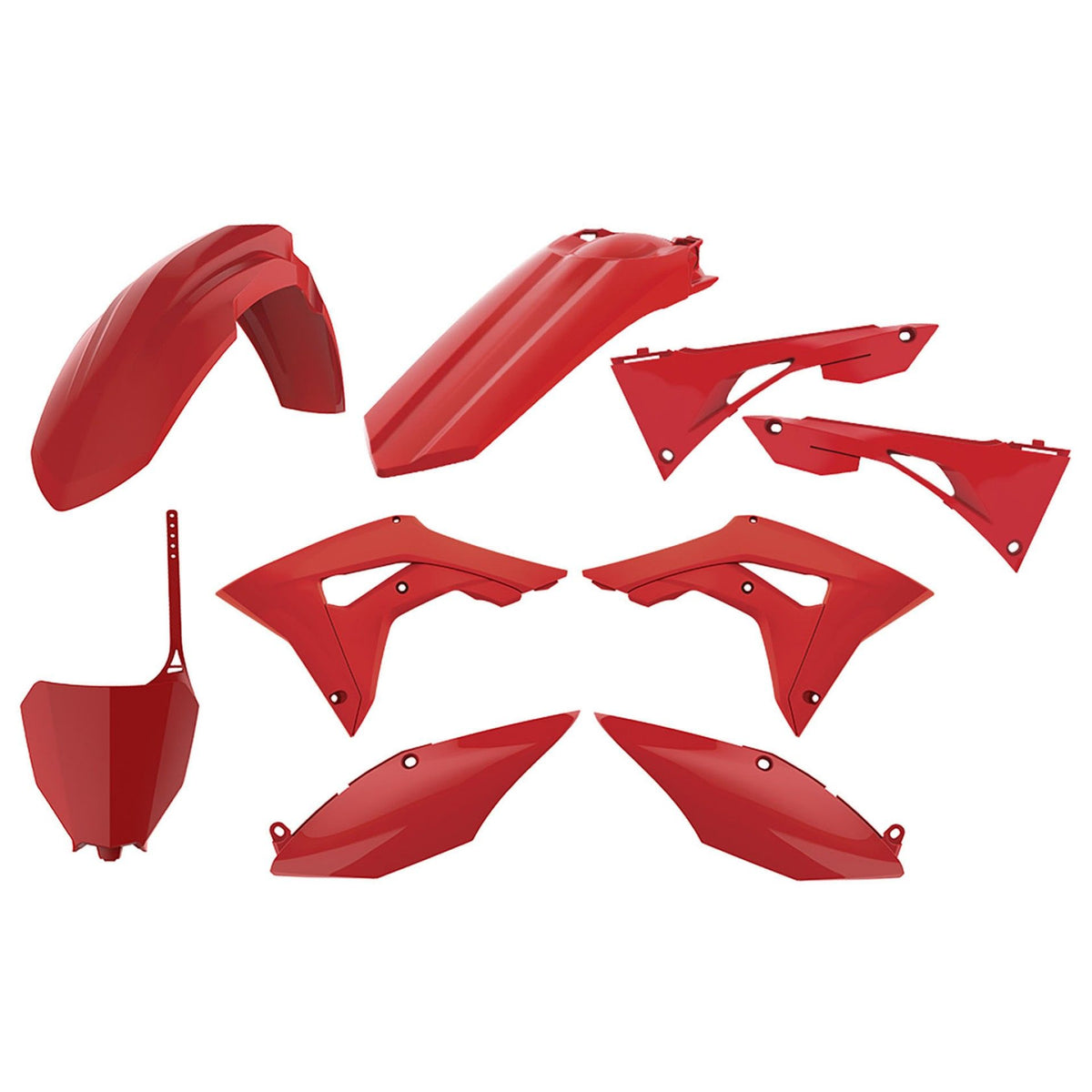 Пластмасов MX кит POLISPORT за HONDA CRF150L - 2018-2021 RED