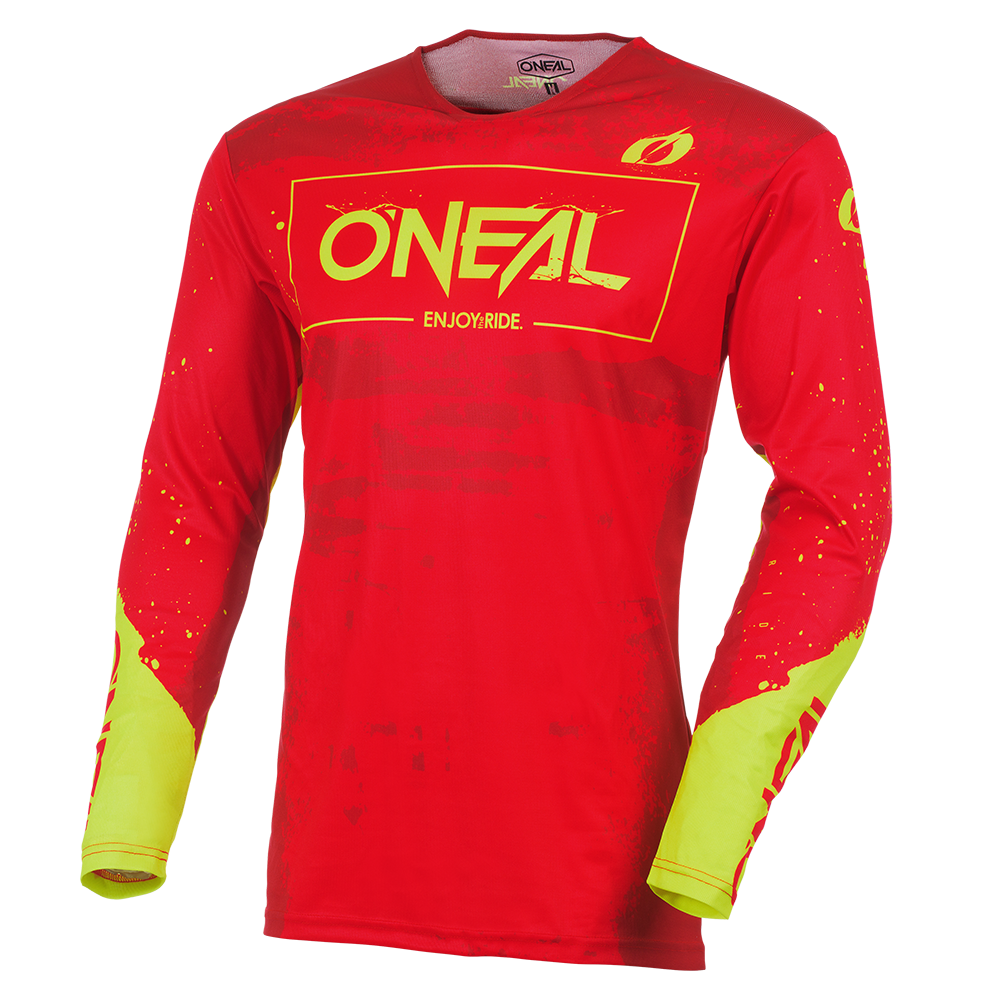 Мотокрос блуза O'NEAL MAYHEM PAINT RED/NEON YELLOW V.27