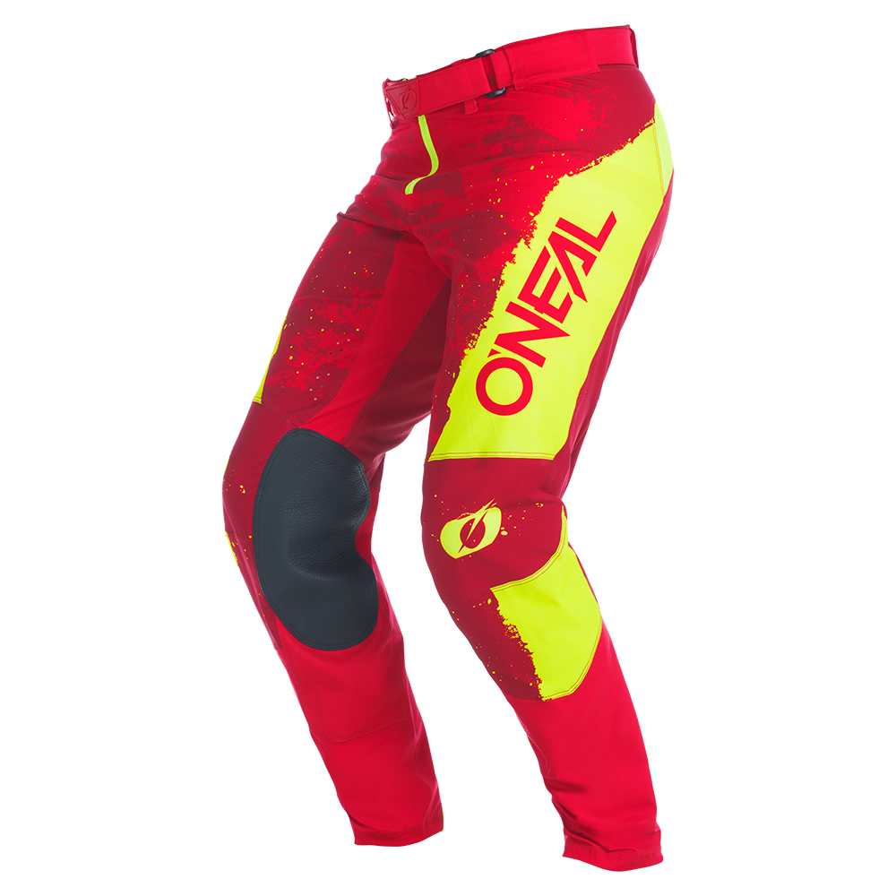 Мотокрос брич O'NEAL MAYHEM PAINT RED/NEON YELLOW V.27