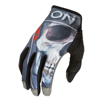 Мотокрос ръкавици O'NEAL MAYHEM BONES V.22 BLACK/RED