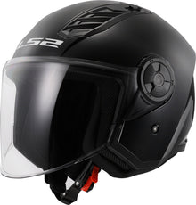 Скутер каска LS2 OF616 AIRFLOW II SOLID GLOSS BLACK