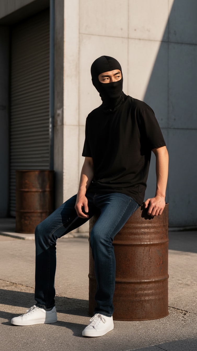 Памучно боне ICE2 SOLID COTTON BLACK