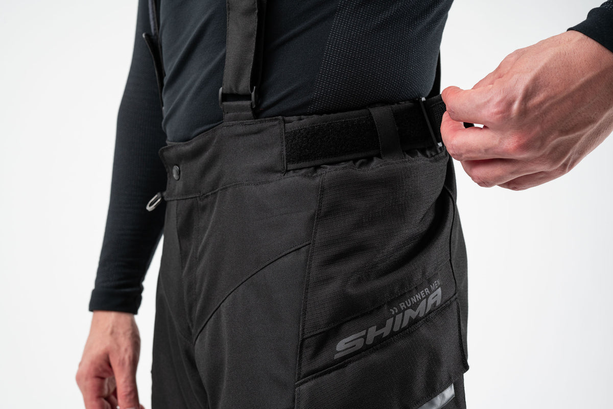 Текстилен мото панталон SHIMA RUNNER BLACK