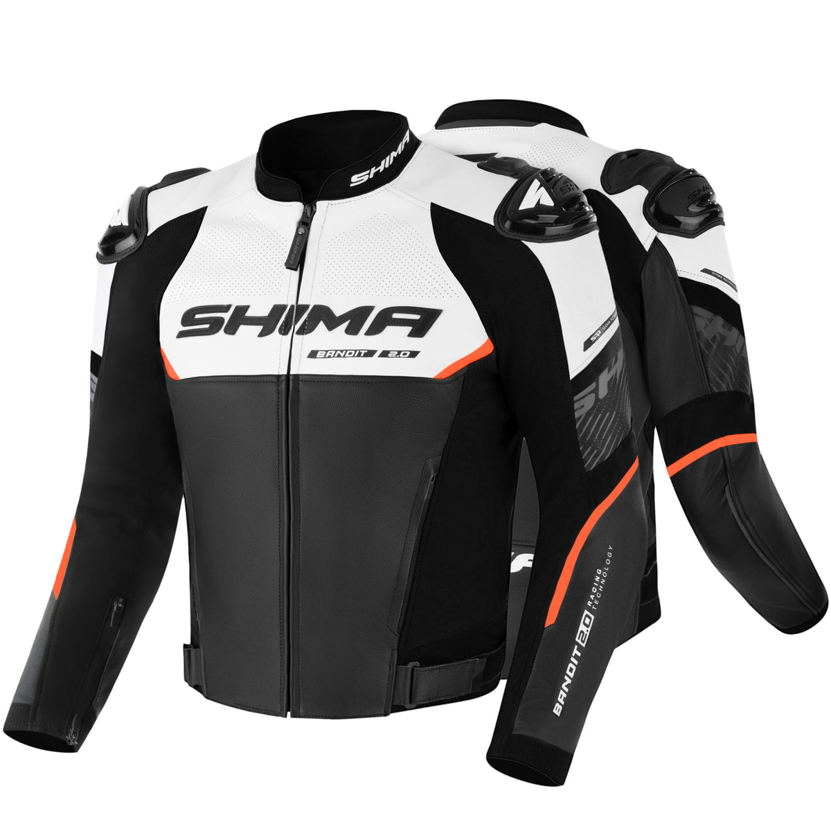 Кожено мото яке SHIMA BANDIT 2.0 RED