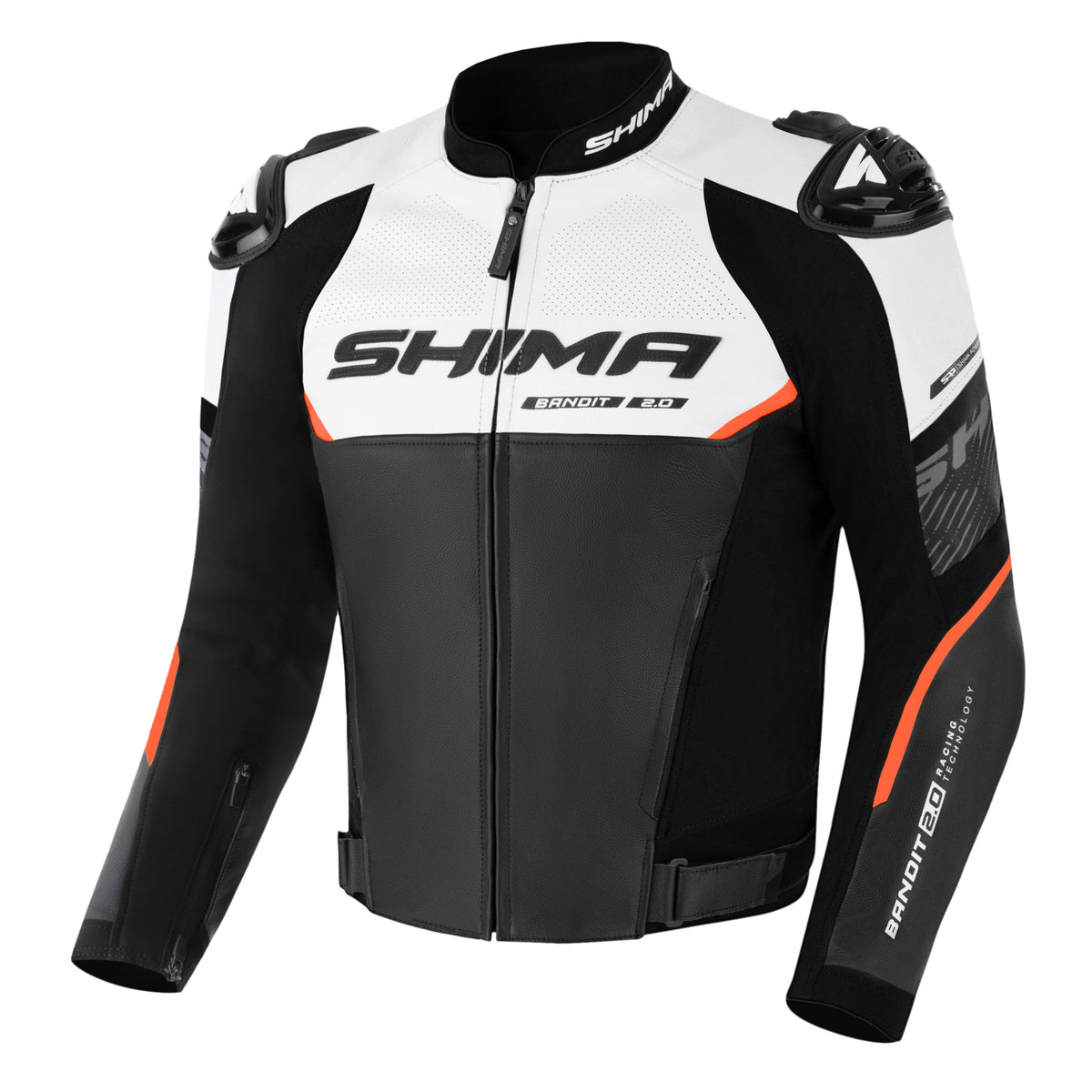 Кожено мото яке SHIMA BANDIT 2.0 RED