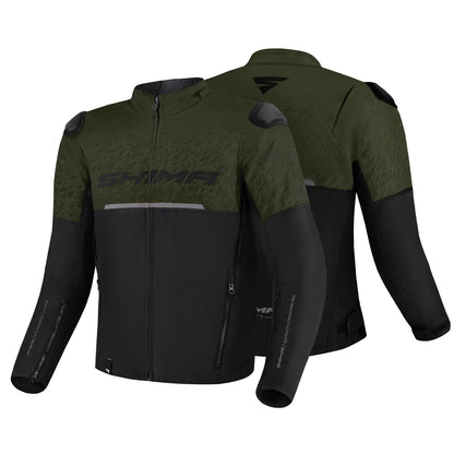 Текстилно мото яке SHIMA DRIFT BLACK/KHAKI