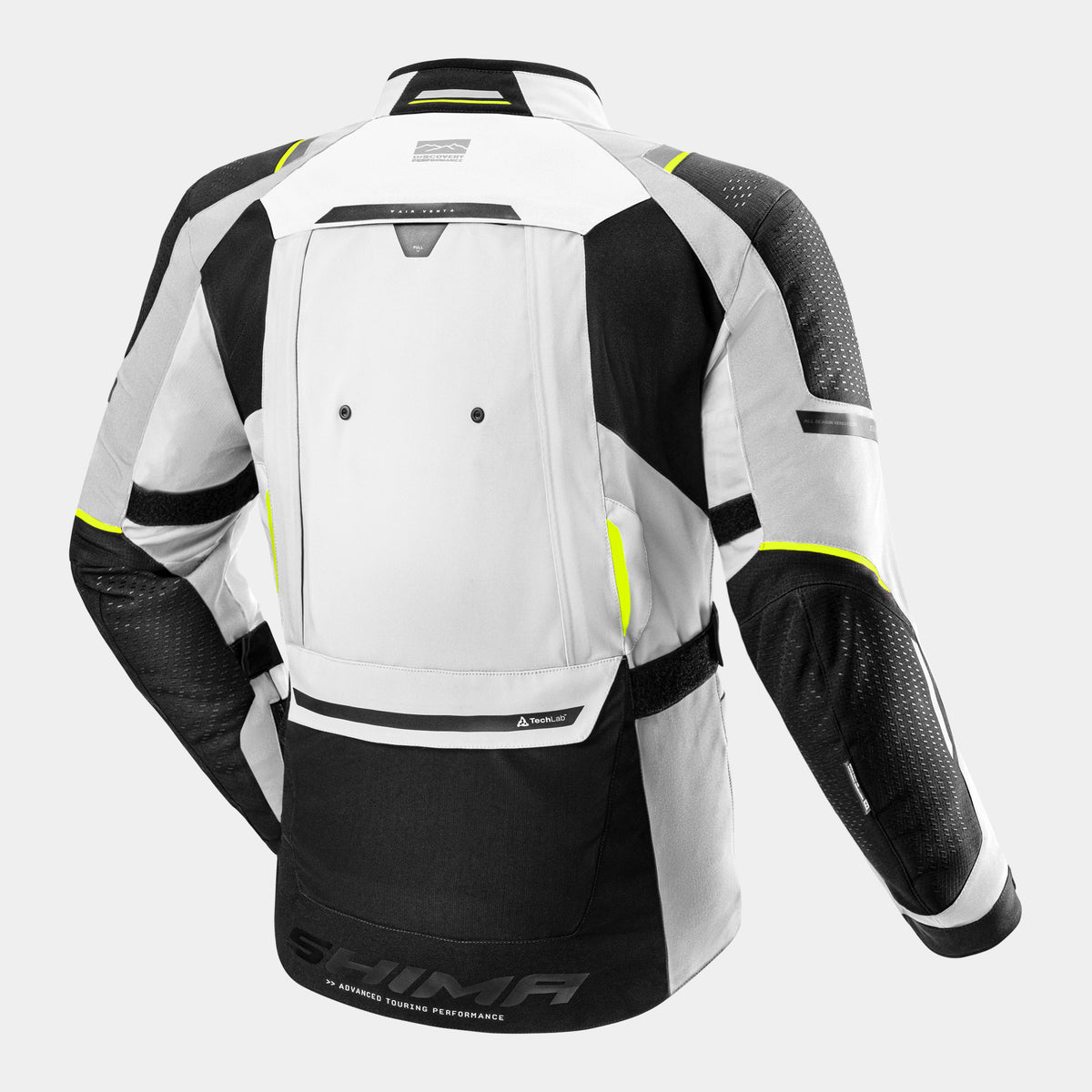 Текстилно мото яке SHIMA HERO 3.0 GREY/FLUO