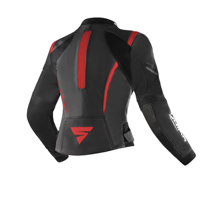 Дамско кожено яке MIURA 2.0 BLACK/RED