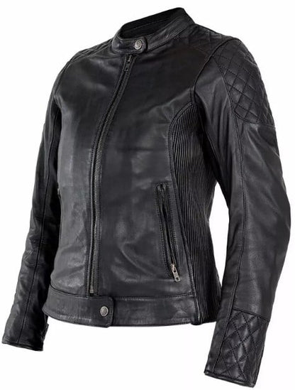 Дамско кожено яке JOHN DOE JACKET 4W ADINA LEATHER BK