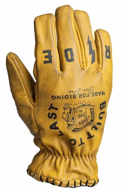 Кожени ръкавици JOHN DOE COYOTE LEATHER YELLOW/BLACK