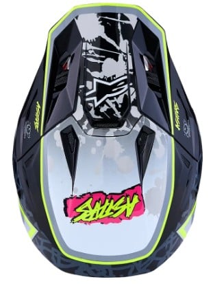 Мотокрос каска ALPINESTARS SM7 BLASTER BLK/GRY/YLW