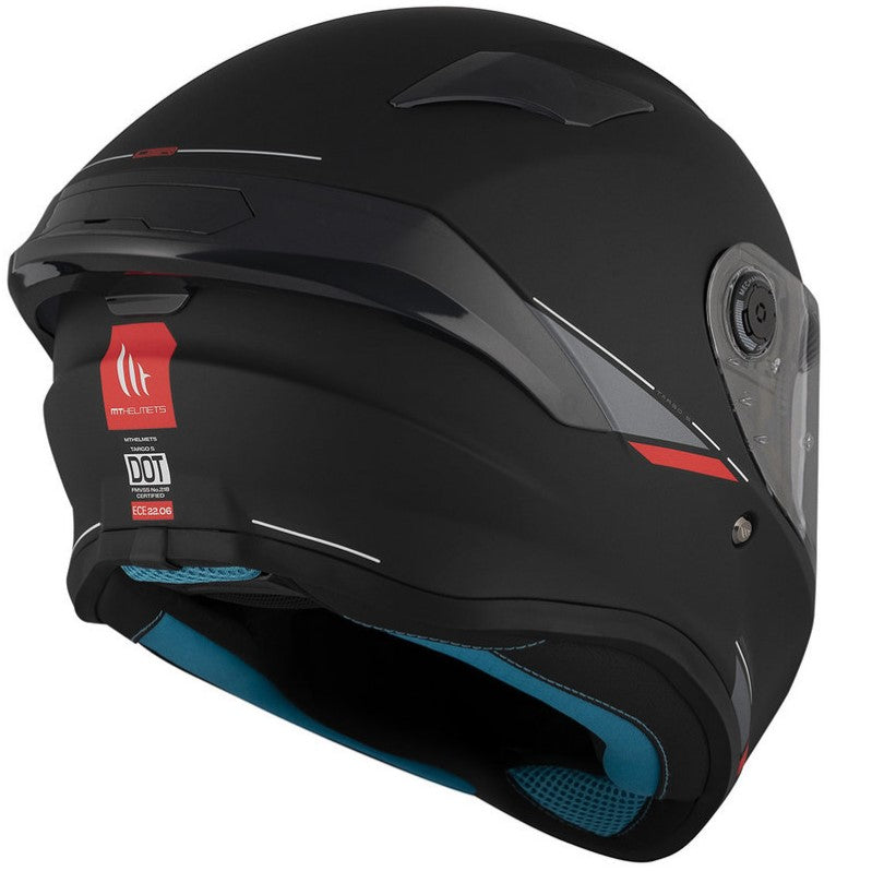 Каска MT TARGO S SOLID A1 MATT BLACK