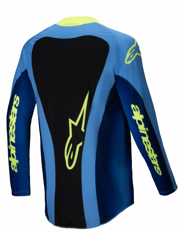 Мотокрос джърси Alpinestars TECHSTAR MELT YELLOW/BLUE