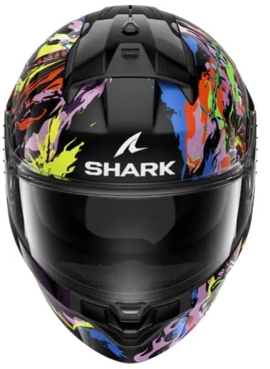 Каска SHARK RIDILL 2 RAGING BEAST Black Violet Yellow