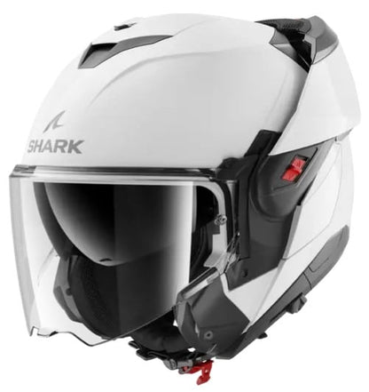 Модуларна каска SHARK OXO BLANK Pearly White